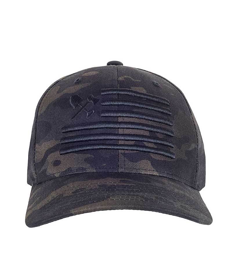 Shovel N Bars Flexfit Multicam Black Hat OFF THE GRID FRONT
