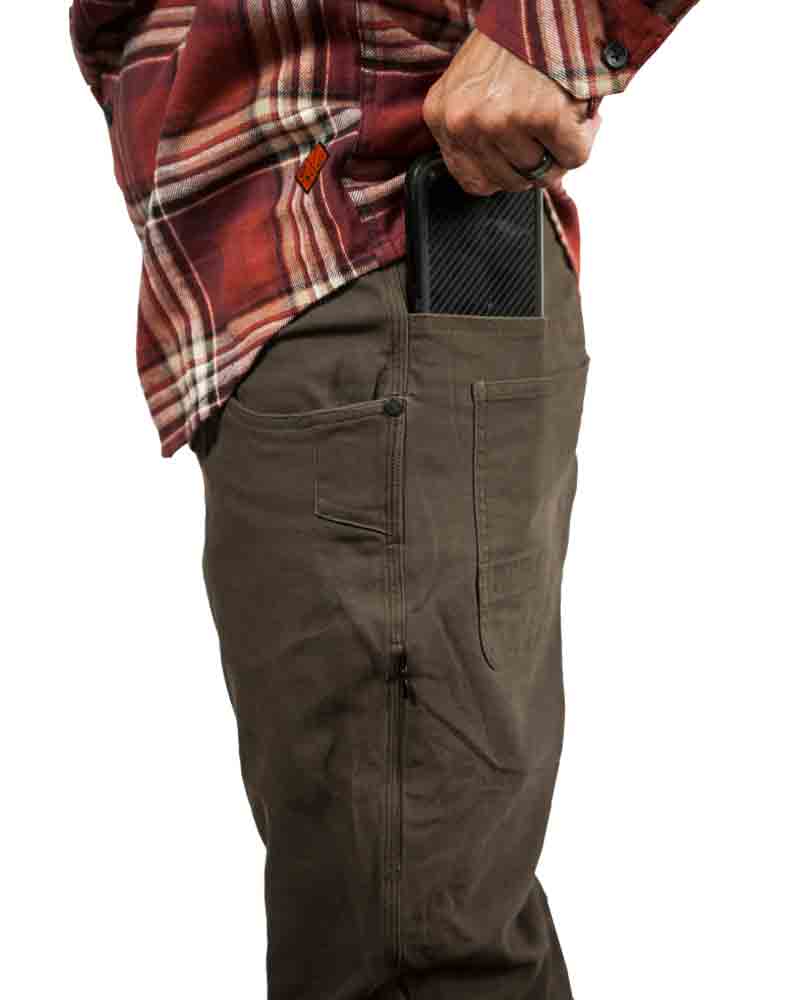 Trailblazer Taper Fit Pants - DK BRN