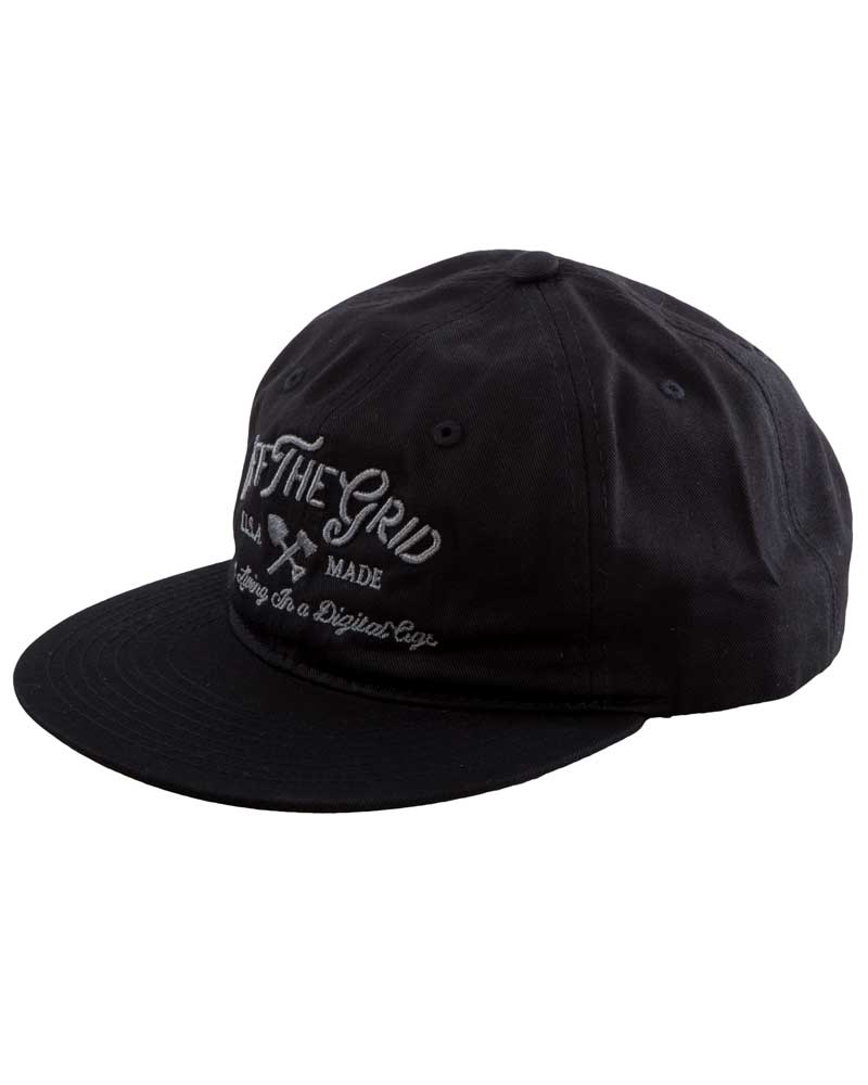 Tribal-Living-Unstructured-Hat-BLACK-OFF-THE-GRID